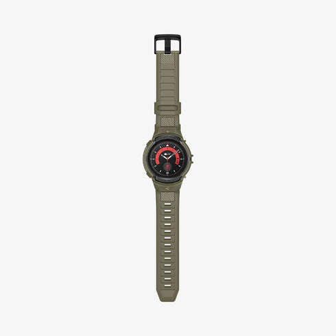 ACS06488 - Galaxy Watch 6 Classic (47mm) Case Rugged Armor Pro in black showing the front